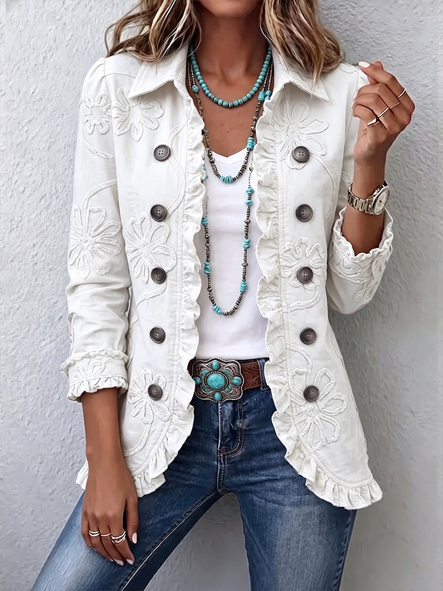 Sifa | Chaqueta con bordados florales