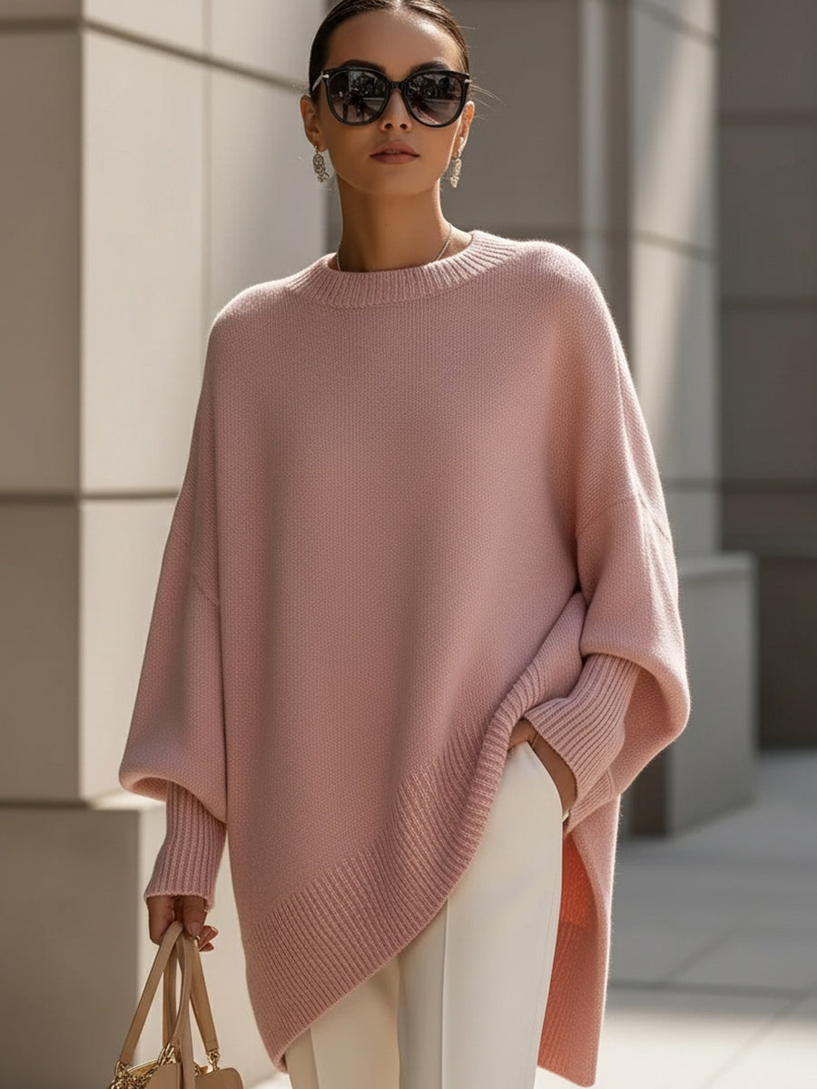 Roset | Jersey oversize con cuello ancho y drapeado