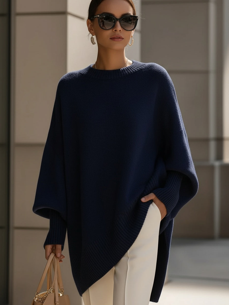 Roset | Jersey oversize con cuello ancho y drapeado