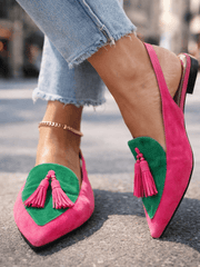 Rosa y verde