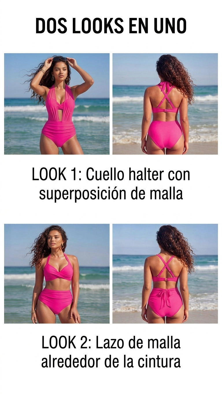 Sabine | Bikini 2 en 1 con control de abdomen