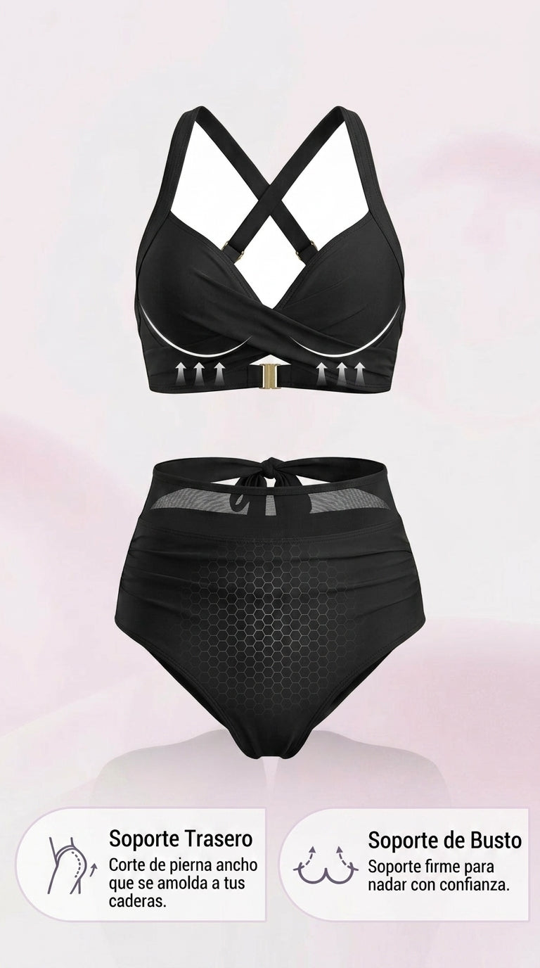 Sabine | Bikini 2 en 1 con control de abdomen