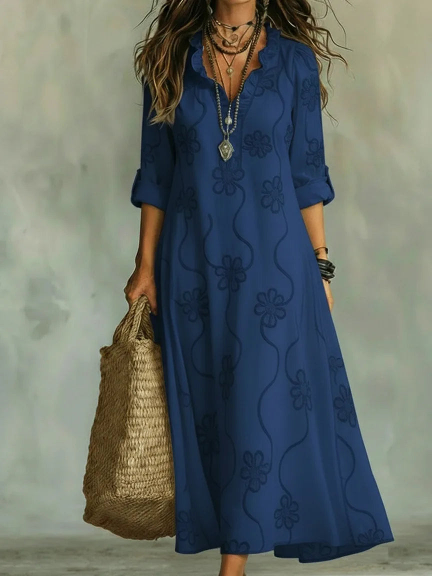 Sienna - Vestido de verano floral que disimula la barriga