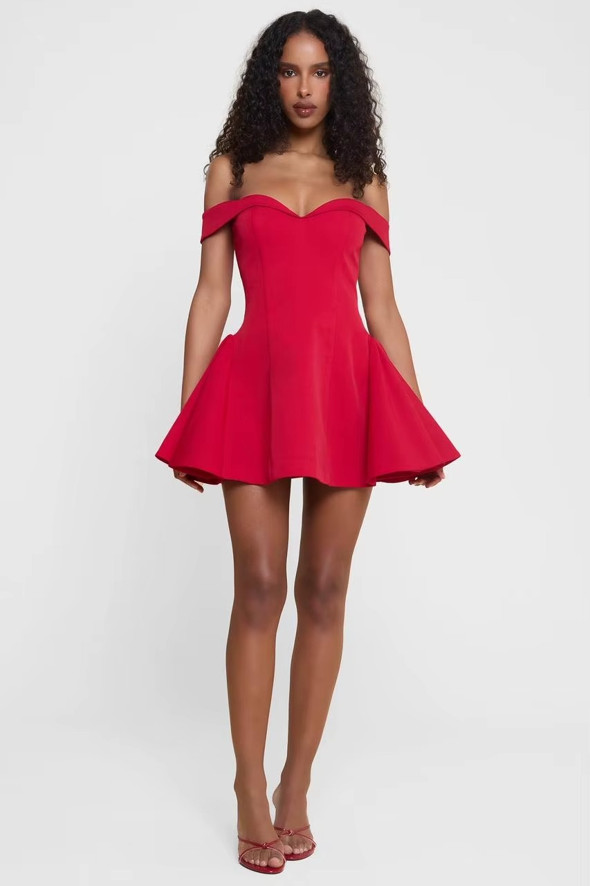 Alina - minivestido con contraste