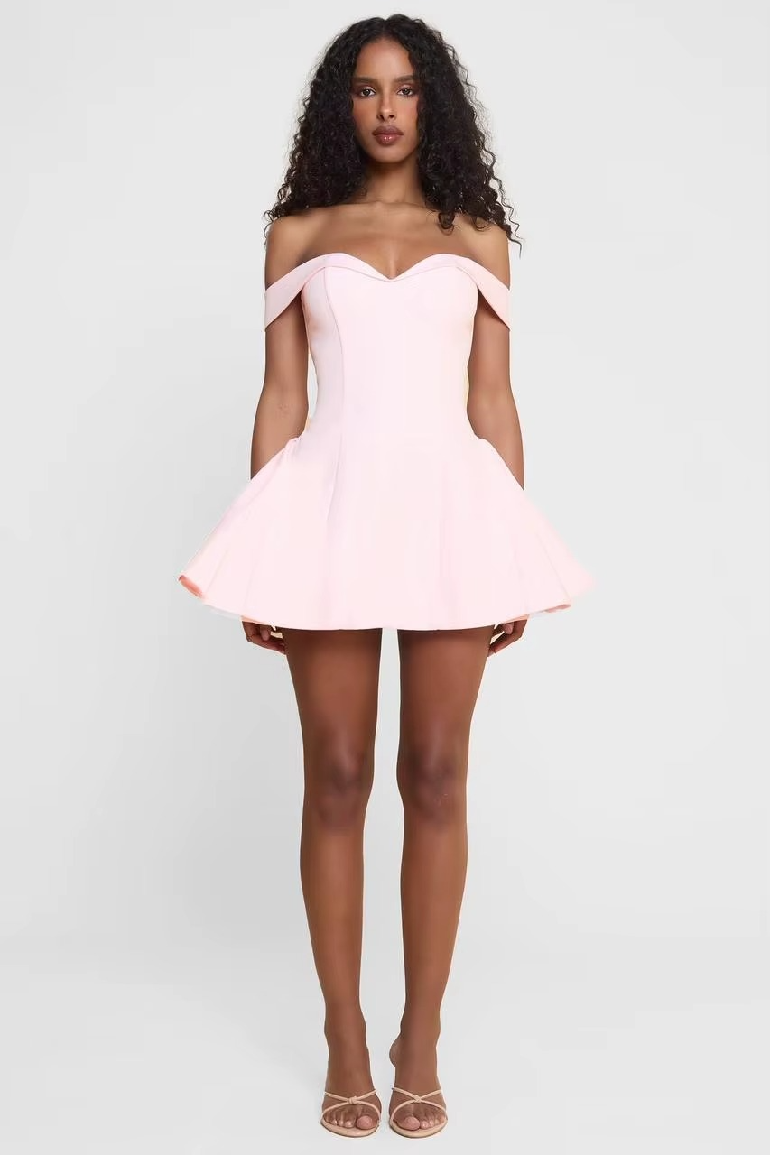 Alina - minivestido con contraste