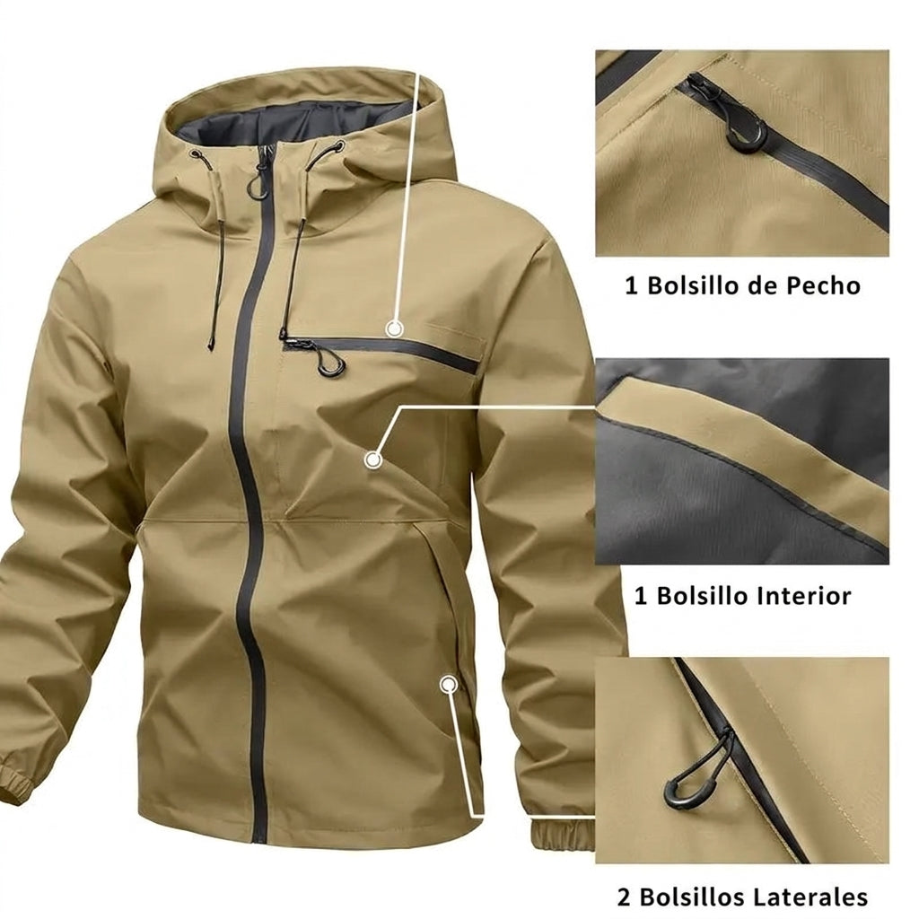 Loger | Chaqueta impermeable 3 en 1 para hombre