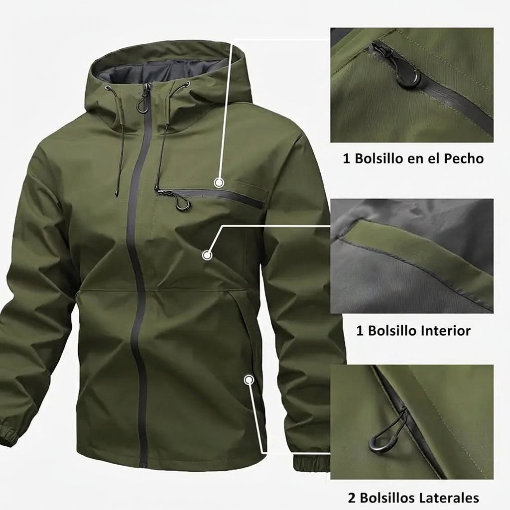 Loger | Chaqueta impermeable 3 en 1 para hombre