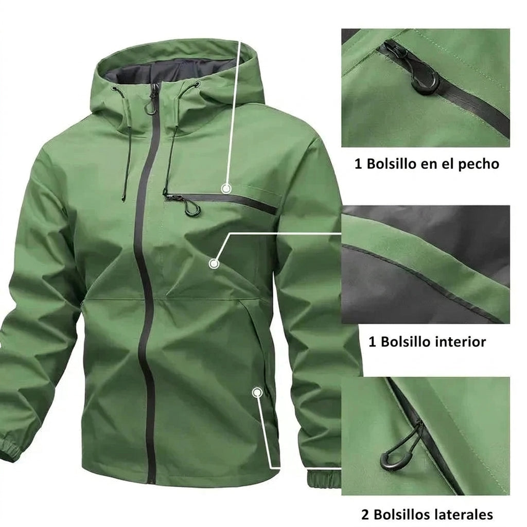 Loger | Chaqueta impermeable 3 en 1 para hombre