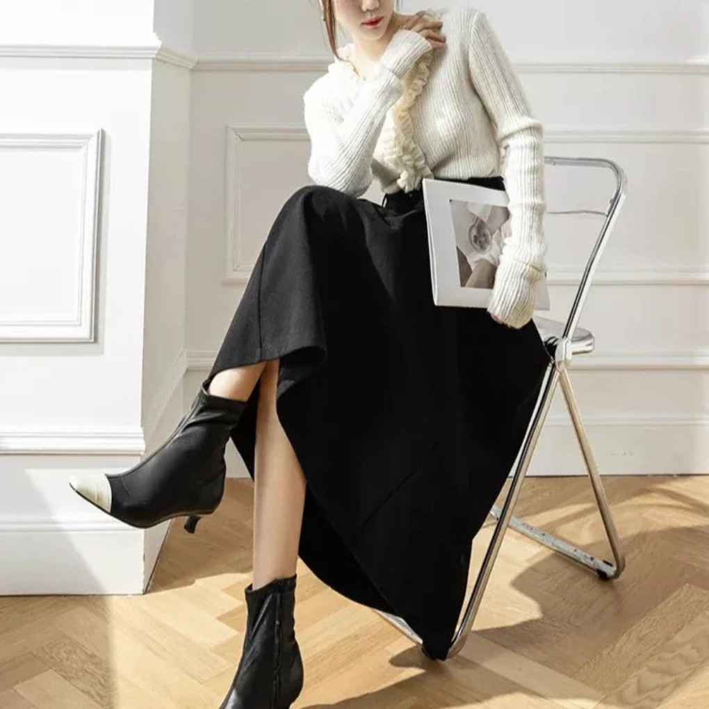 Aixa | Falda Midi Elegante para Mujer