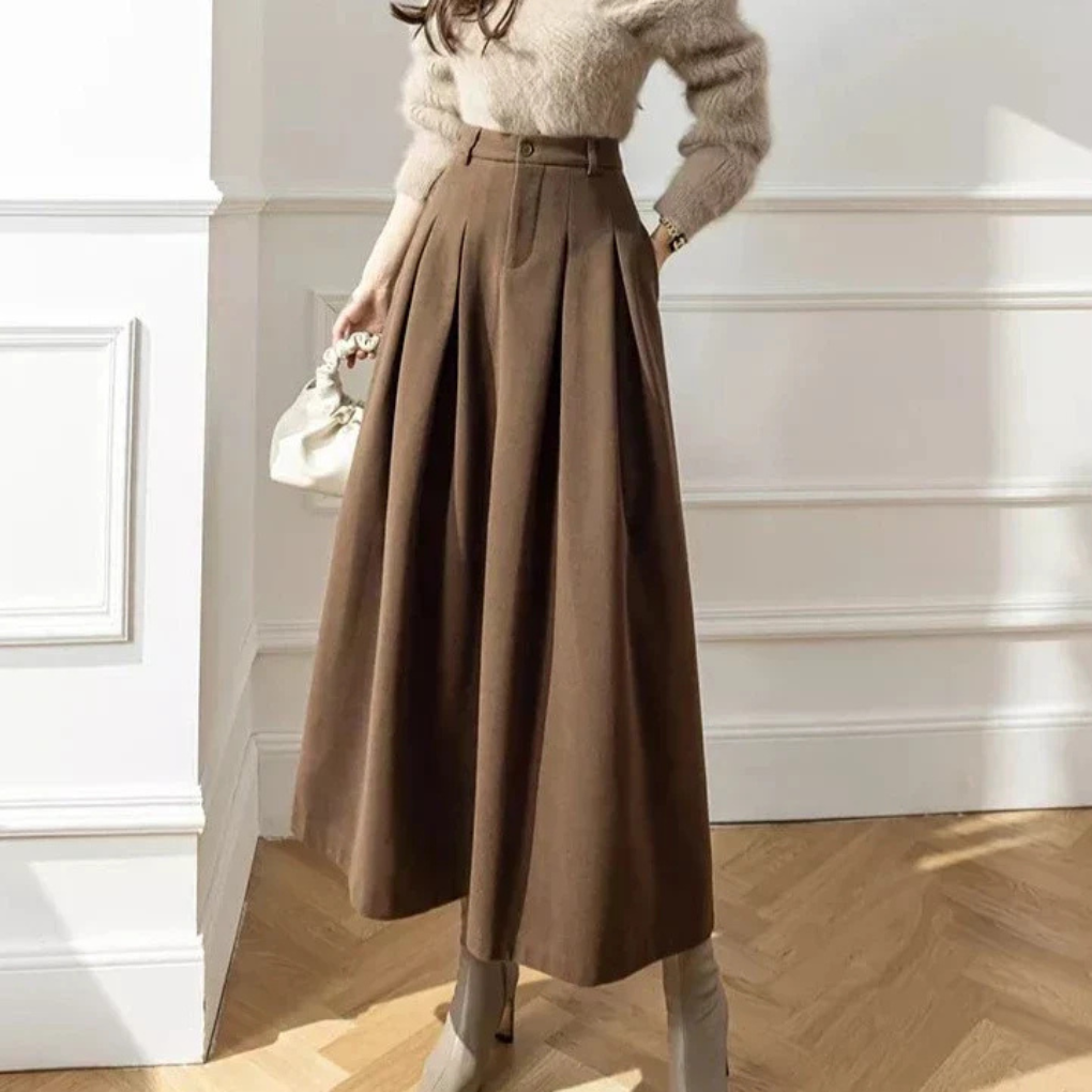 Aixa | Falda Midi Elegante para Mujer