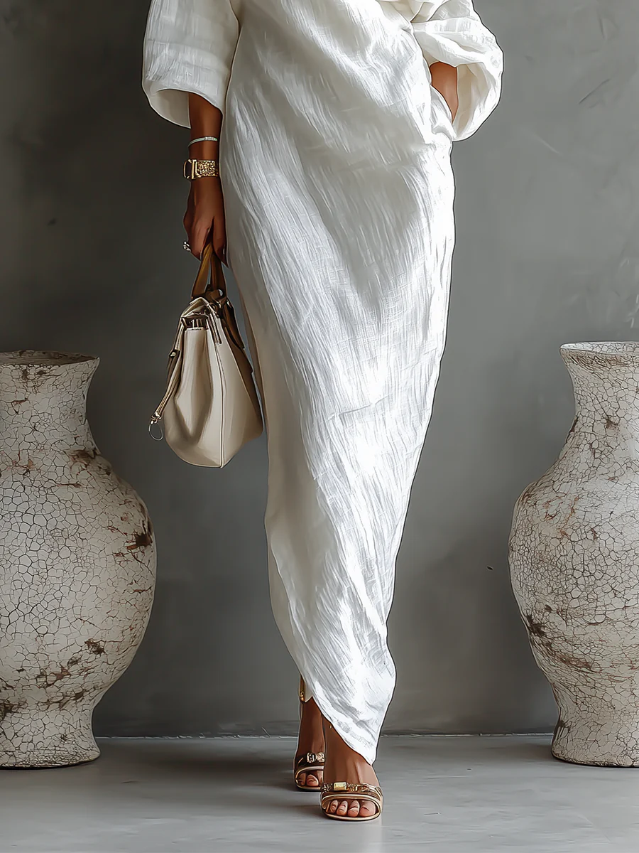 Vestido Nina Blanco Elegante