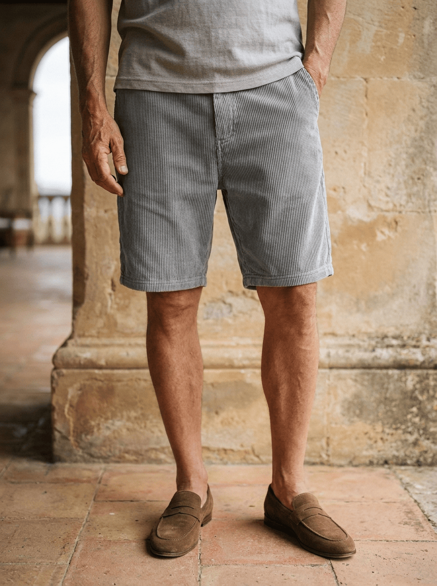 Matteo | Pantalones cortos de verano de pana Premium
