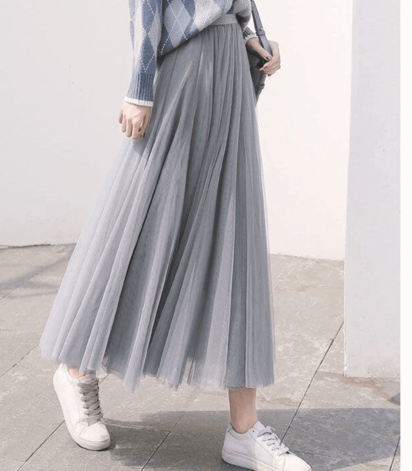 Chantal | Falda larga maxi tejido ligero
