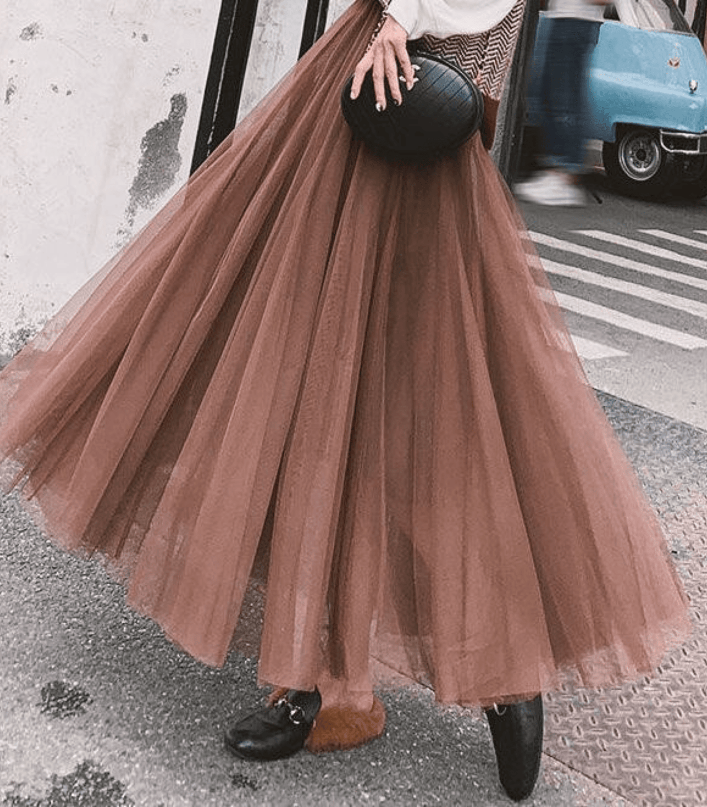 Chantal | Falda larga maxi tejido ligero