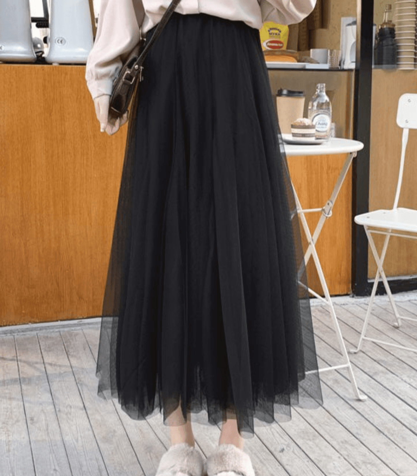 Chantal | Falda larga maxi tejido ligero