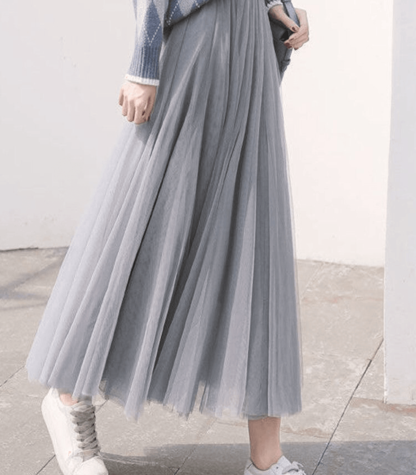 Chantal | Falda larga maxi tejido ligero