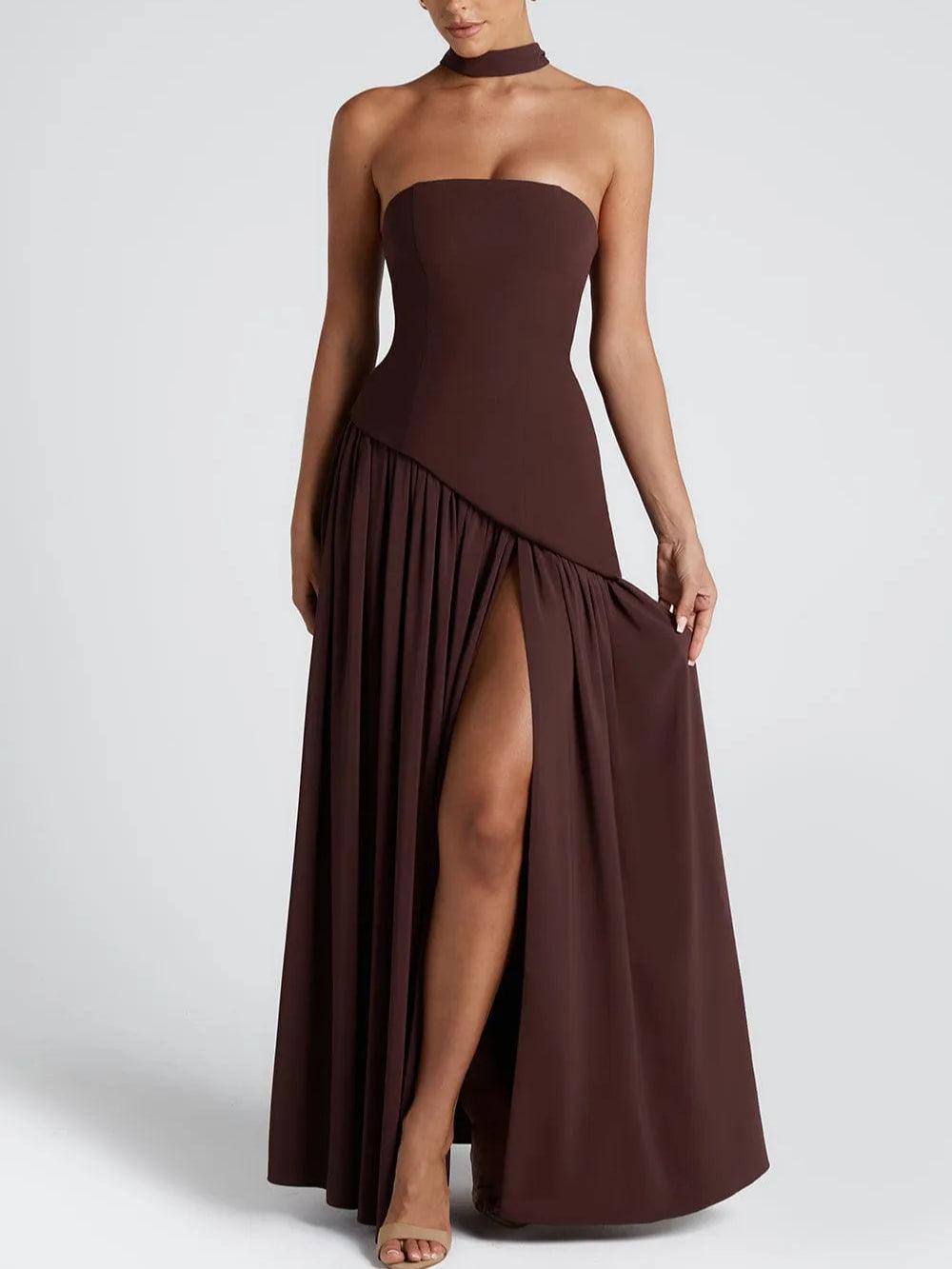 Vestido Celia – Corte Fluido con Abertura