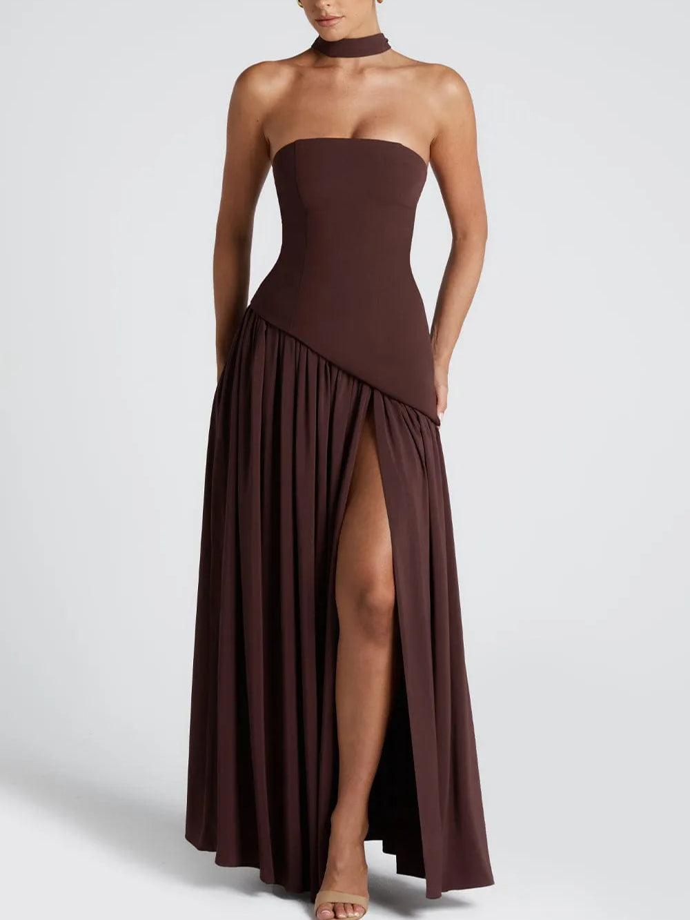 Vestido Celia – Corte Fluido con Abertura