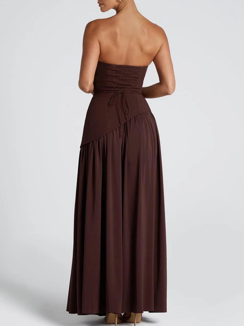 Vestido Celia – Corte Fluido con Abertura