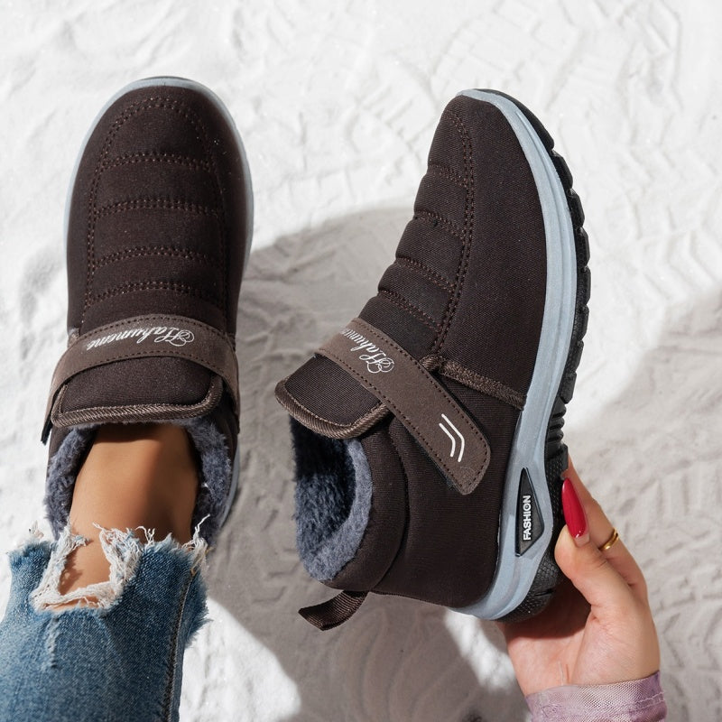 Mery | Zapatillas deportivas de invierno, antideslizantes y cálidas, sin cordones