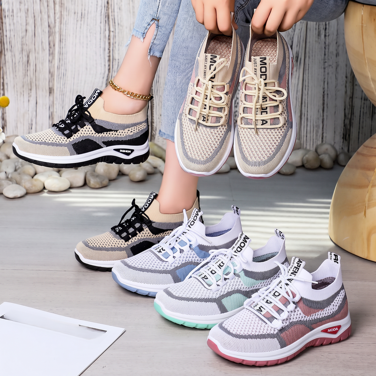 Zine | Zapatos deportivos y casuales de mujer con cordones: ligeros, cómodos y perfectos para el día a día