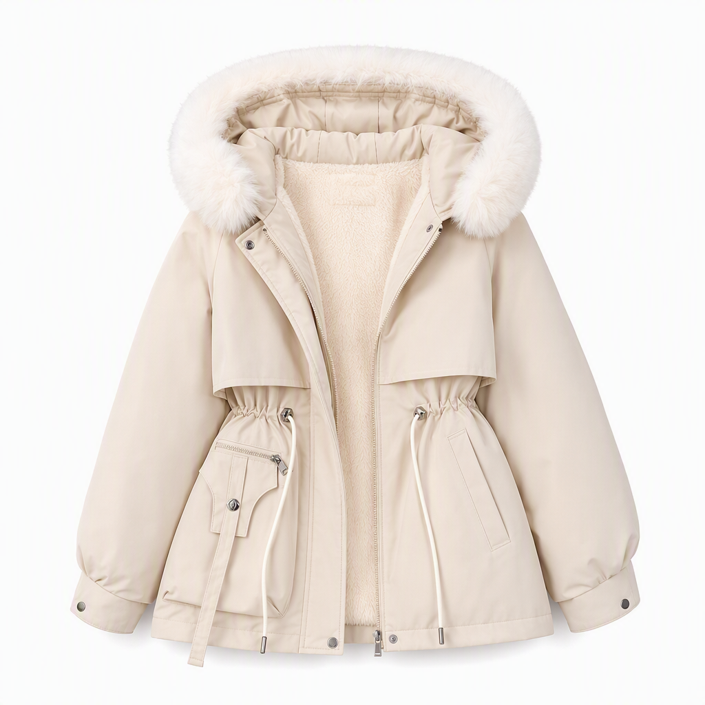 Fabi | Parka acolchada de piel sintética de invierno para mujer