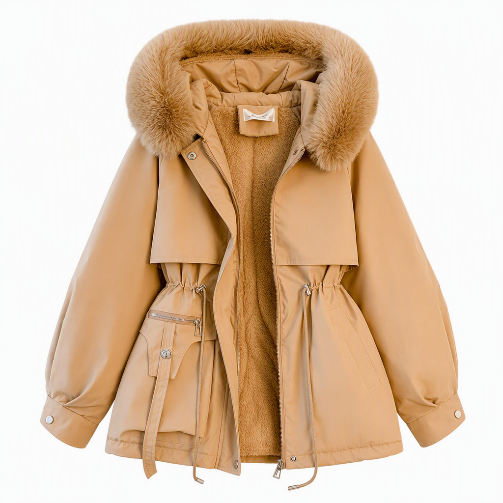 Fabi | Parka acolchada de piel sintética de invierno para mujer